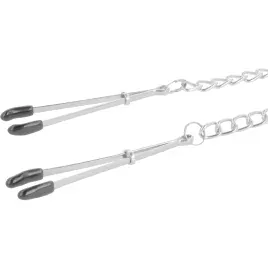 DARKNESS - ADJUSTABLE METAL NIPPLE Clamps