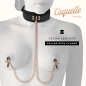 COQUETTE CHIC DESIRE - COLLANA CON PINZA PER CAPEZZOLI FANTASIA CON FODERA IN NEOPRENE COQUETTE CHIC DESIRE - COLLANA CON PINZA PER CAPEZZOLI FANTASIA CON FODERA IN NEOPRENE