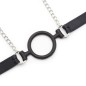 OHMAMA FETISH - RING GAG WITH CHAINS AND NIPPLE CLAMPS OHMAMA FETISH - RING GAG WITH CHAINS AND NIPPLE CLAMPS