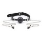 OHMAMA FETISH - BALL GAG WITH VENTS AND NIPPLE CLAMPS OHMAMA FETISH - BALL GAG WITH VENTS AND NIPPLE CLAMPS