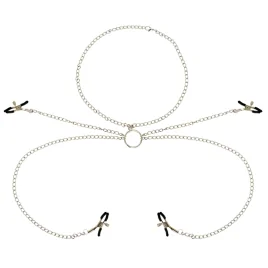 OHMAMA FETISCH 4 NIPPELKLEMMEN MIT KETTE