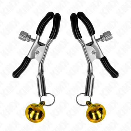 KINK - GOLD SINGLE BELL NIPPLE CLAMP 6 CM