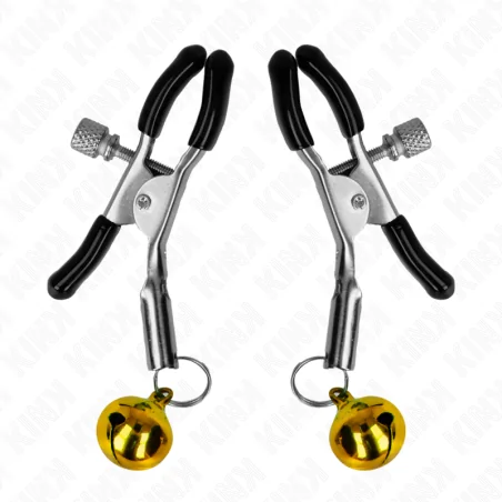 KINK - GOLD SINGLE BELL NIPPLE CLAMP 6 CM