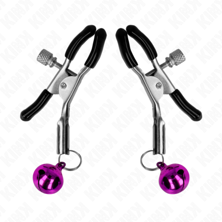 KINK - PURPLE SINGLE BELL NIPPLE CLAMP 6 CM