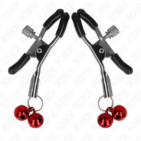 KINK - PINCE À METON DOUBLE CLOCHE ROUGE 6 CM