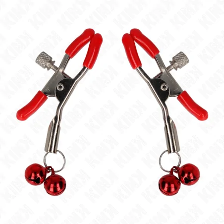 KINK - PINCE À METON DOUBLE CLOCHE ROUGE ROUGE 6 CM