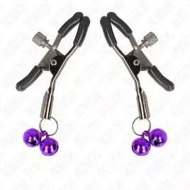 KINK - PINCE À METON DOUBLE CLOCHE VIOLET 6 CM