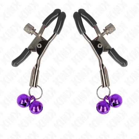 KINK - PINCE À METON DOUBLE CLOCHE VIOLET 6 CM