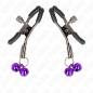 KINK - DOPPELGLOCKEN-NIPPELKLAMMEREI LILA 6 CM