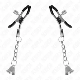 KINK - PINCES À TÉLÉTON PENDENTIF CLOCHE ARGENT 6 CM