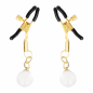 KINK - GLASPERLEN-NIPPELKLAMMERN GOLD 6 CM