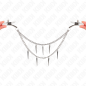 KINK - NIPPLE CLAMPS WITH SPIKES CHAINS 30 CM