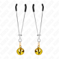 KINK - PINZE PER CAPEZZOLI A CAMPANA SOTTILE ORO 7 CM