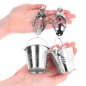 KINK - PINCES À SEINS TRÈFLE JAPONAIS AVEC SEAU ARGENT KINK - PINCES À SEINS TRÈFLE JAPONAIS AVEC SEAU ARGENT