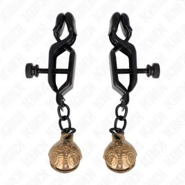KINK - PINCES À METELONS STYLE CLOCHE NOIR 7 CM
