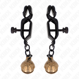 KINK - PINCES À METELONS STYLE CLOCHE NOIR 7 CM