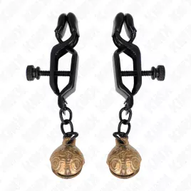 KINK - PINCES À METELONS STYLE CLOCHE NOIR 7 CM