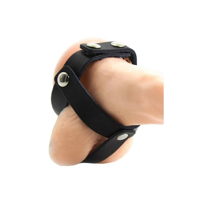CAGE À BALLES EN CUIR OHMAMA FETISH CAGE À BALLES EN CUIR OHMAMA FETISH