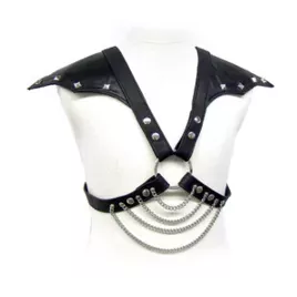 LEATHER BODY - METAL AND SHOULDERS