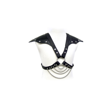 LEATHER BODY - METAL AND SHOULDERS