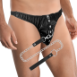 DARKNESS - SUBMISSION THONG WITH METAL CHAIN DARKNESS - SUBMISSION THONG WITH METAL CHAIN