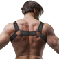 FETISH SUBMISSIVE ATTITUDE - HARNAIS DE SPORT RÉGLABLE EN NÉOPRÈNE POUR HOMMES FETISH SUBMISSIVE ATTITUDE - HARNAIS DE SPORT RÉGLABLE EN NÉOPRÈNE POUR HOMMES