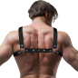 FETISH SUBMISSIVE ATTITUDE - VERSTELLBARER BULLDOG-BRUSTHARNESS AUS ÖKOLEDER FÜR HERREN FETISH SUBMISSIVE ATTITUDE - VERSTELLBARER BULLDOG-BRUSTHARNESS AUS ÖKOLEDER FÜR HERREN