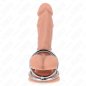 KINK - ANNEAU PÉNIS EN MÉTAL TRIPLE CHROME 3,8 CM À 5 CM MODÈLE 2