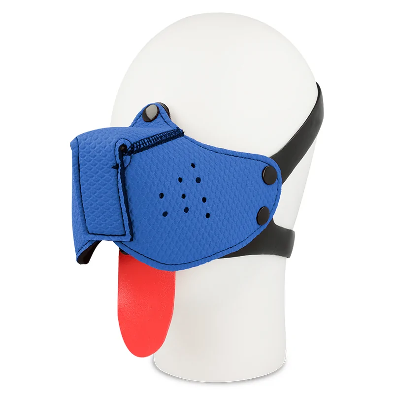 OHMAMA FETISCH HUNDE MAULKORB - BLAU OHMAMA FETISCH HUNDE MAULKORB - BLAU