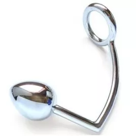 METAL HARD - ANNEAU AVEC CROCHET ANAL 50MM