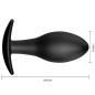 PRETTY LOVE - ANAL PLUG SILIKONANKER 8.5 CM SCHWARZ PRETTY LOVE - ANAL PLUG SILIKONANKER 8.5 CM SCHWARZ
