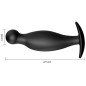 PRETTY LOVE - PLUG ANAL EN SILICONE E 11.7 CM NOIR PRETTY LOVE - PLUG ANAL EN SILICONE E 11.7 CM NOIR