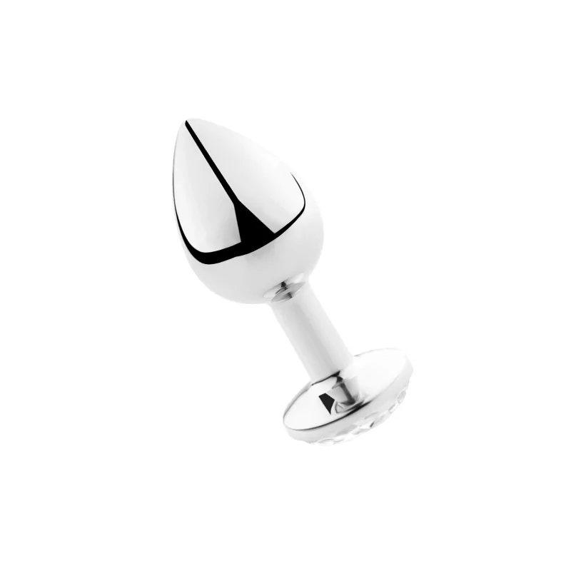 SECRETPLAY - ANALPLUG AUS TRANSPARENTEM ALUMINIUM, 8 CM SECRETPLAY - ANALPLUG AUS TRANSPARENTEM ALUMINIUM, 8 CM