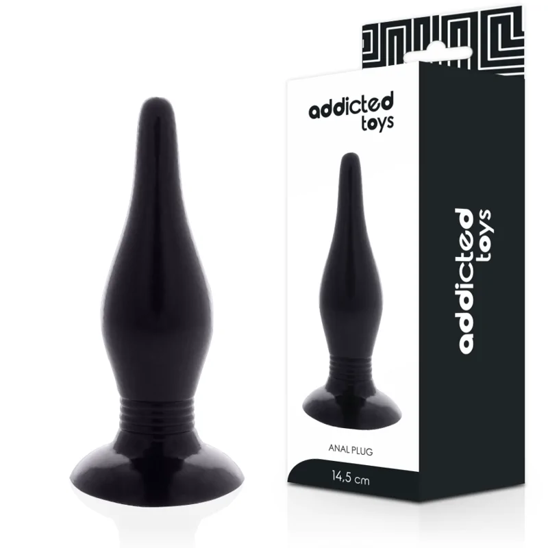 ADDICTED TOYS - PLUG ANAL 14.5 CM NOIR ADDICTED TOYS - PLUG ANAL 14.5 CM NOIR