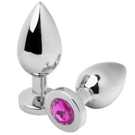 METAL HARD - ANAL PLUG DIAMANT ROSA KLEIN 5,71 CM