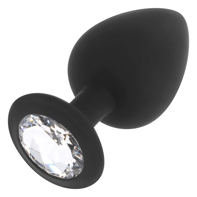 OHMAMA - DIAMOND SILICONE ANAL PLUG SIZE L 9 CM OHMAMA - DIAMOND SILICONE ANAL PLUG SIZE L 9 CM