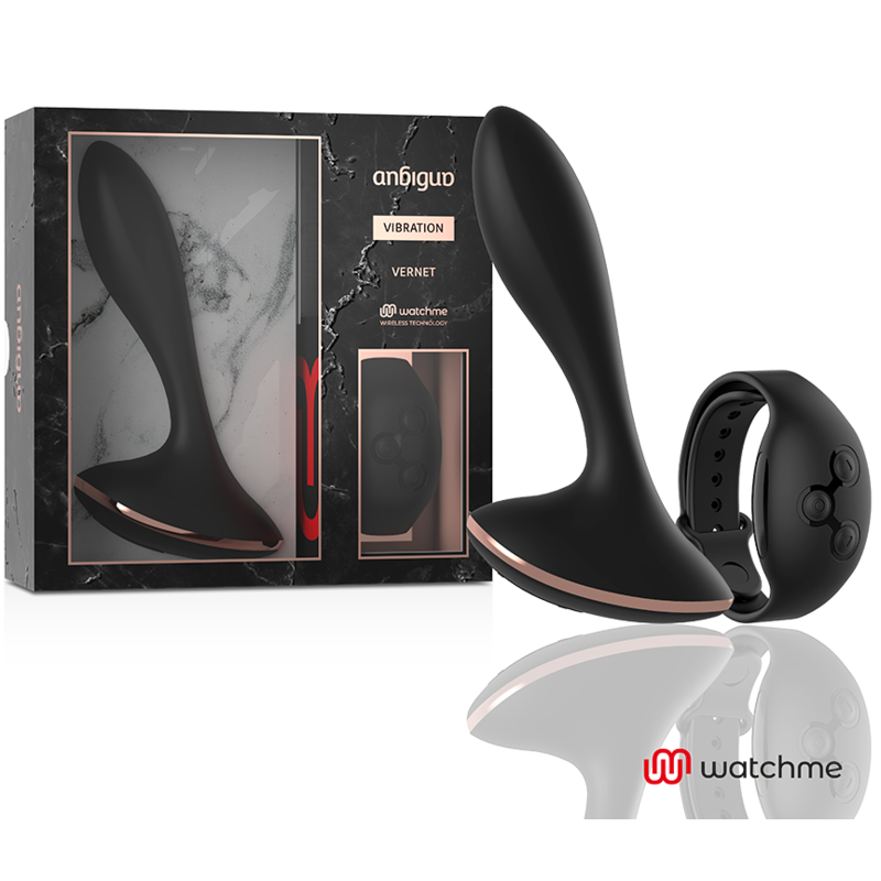 ANBIGUO - WATCHME VIBRATOR MIT FERNBEDIENUNG ANALSTECKER VERNET