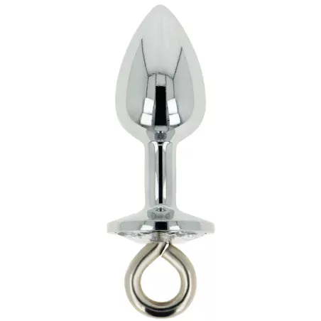 PLUG ANAL EN MÉTAL OHMAMA FETISH AVEC ANNEAU