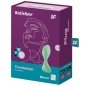 SATISFYER TRENDSETTER VIBRATING PLUG APP - GREEN SATISFYER TRENDSETTER VIBRATING PLUG APP - GREEN