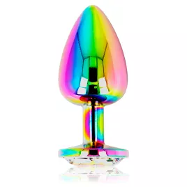 OHMAMA - PLUG ANALE CERCHIO IRIDESCENTE - TAGLIA L