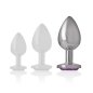 INTENSE - PLUG ANAL EN MÉTAL ALUMINIUM AVEC CRISTAL VIOLET TAILLE L INTENSE - PLUG ANAL EN MÉTAL ALUMINIUM AVEC CRISTAL VIOLET TAILLE L