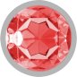 INTENSE - PLUG ANAL EN MÉTAL AVEC CRISTAL ROUGE TAILLE M