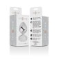 INTENSE - PLUG ANAL EN MÉTAL ALUMINIUM AVEC CRISTAL DARGENT TAILLE S