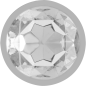 INTENSE - ALUMINUM METAL ANAL PLUG WITH SILVER CRYSTAL SIZE L INTENSE - ALUMINUM METAL ANAL PLUG WITH SILVER CRYSTAL SIZE L