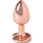 SECRETPLAY - METAL BUTT PLUG ROSE GOLD SMALL SIZE 7 CM SECRETPLAY - METAL BUTT PLUG ROSE GOLD SMALL SIZE 7 CM