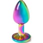 SECRETPLAY - BUTT PLUG AUS METALL REGENBOGEN, KLEINE GRÖSSE 7 CM SECRETPLAY - BUTT PLUG AUS METALL REGENBOGEN, KLEINE GRÖSSE 7 CM