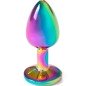 SECRETPLAY - PLUG ANAL EN MÉTAL ARC-EN-CIEL PETITE TAILLE 7 CM SECRETPLAY - PLUG ANAL EN MÉTAL ARC-EN-CIEL PETITE TAILLE 7 CM