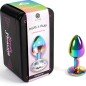 SECRETPLAY - PLUG ANAL EN MÉTAL ARC-EN-CIEL PETITE TAILLE 7 CM SECRETPLAY - PLUG ANAL EN MÉTAL ARC-EN-CIEL PETITE TAILLE 7 CM