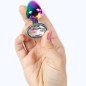 SECRETPLAY - PLUG ANAL EN MÉTAL ARC-EN-CIEL PETITE TAILLE 7 CM SECRETPLAY - PLUG ANAL EN MÉTAL ARC-EN-CIEL PETITE TAILLE 7 CM