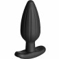 ELECTRASTIM - SILICONE BLACK ROCKER BUTT PLUG LARGE ELECTRASTIM - SILICONE BLACK ROCKER BUTT PLUG LARGE